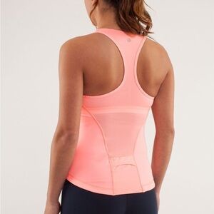 Lululemon Pink cardio kick tank